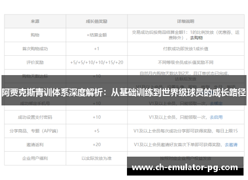阿贾克斯青训体系深度解析：从基础训练到世界级球员的成长路径